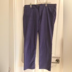 GAP purple lived-in chinos